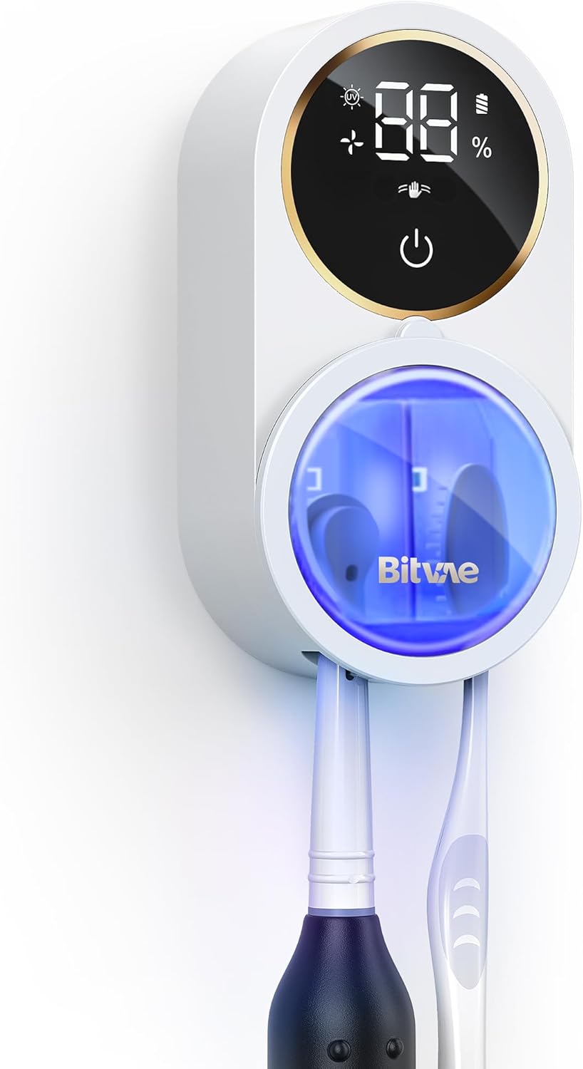 TOOTH BRUSH SANITIZER - حامل ومعقّم ذكي لفرش ألاسنان