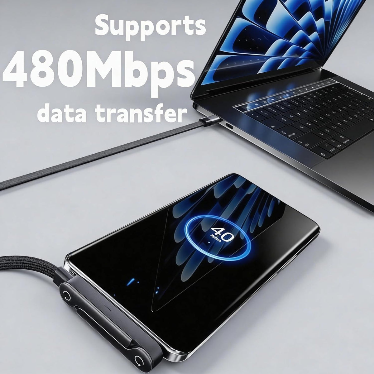 Type c 240w stand cable