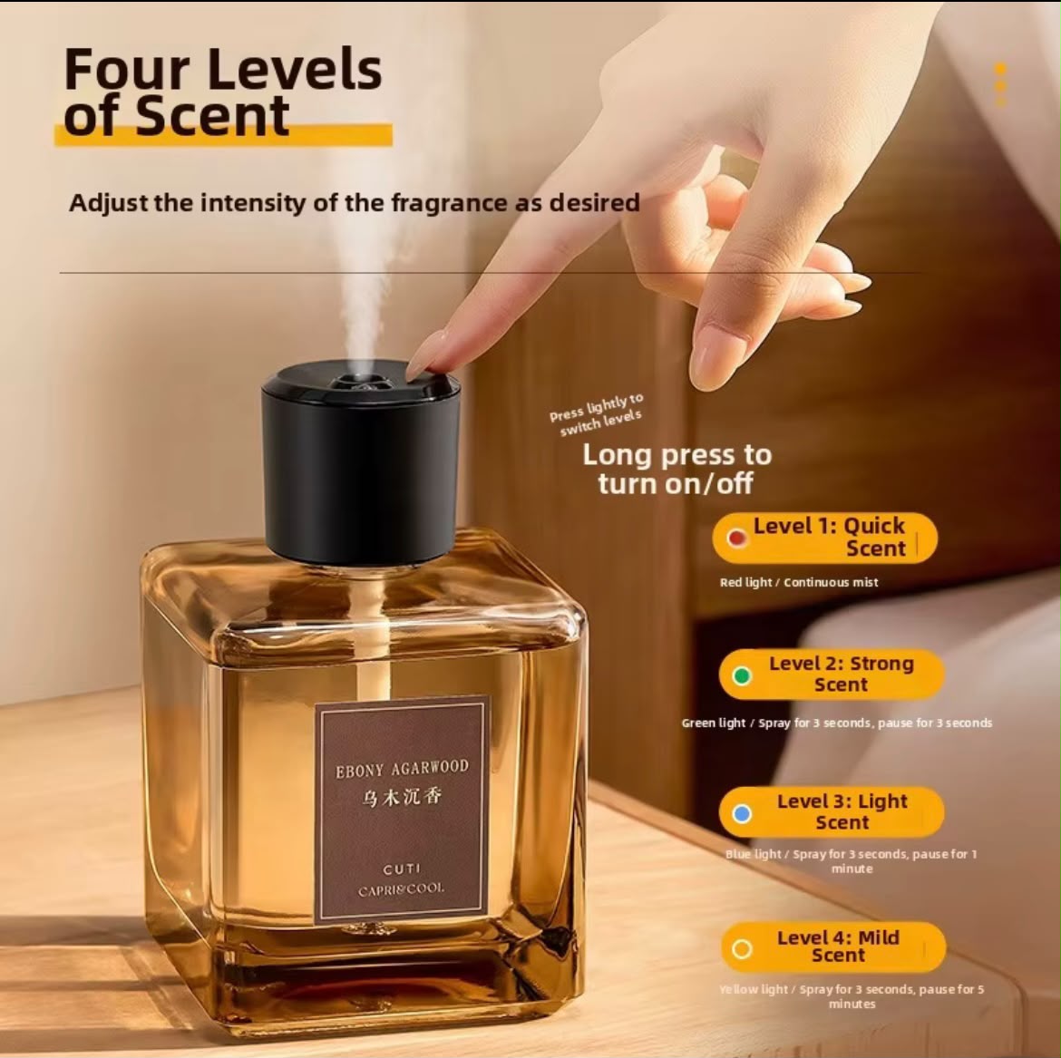 AURA™ 500 | جهاز التعطير الذكي للسيارة والمنزل
